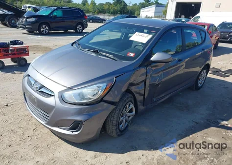 2014 Hyundai Accent Gs from USA, damaged, VIN KMHCT5AE0EU164971